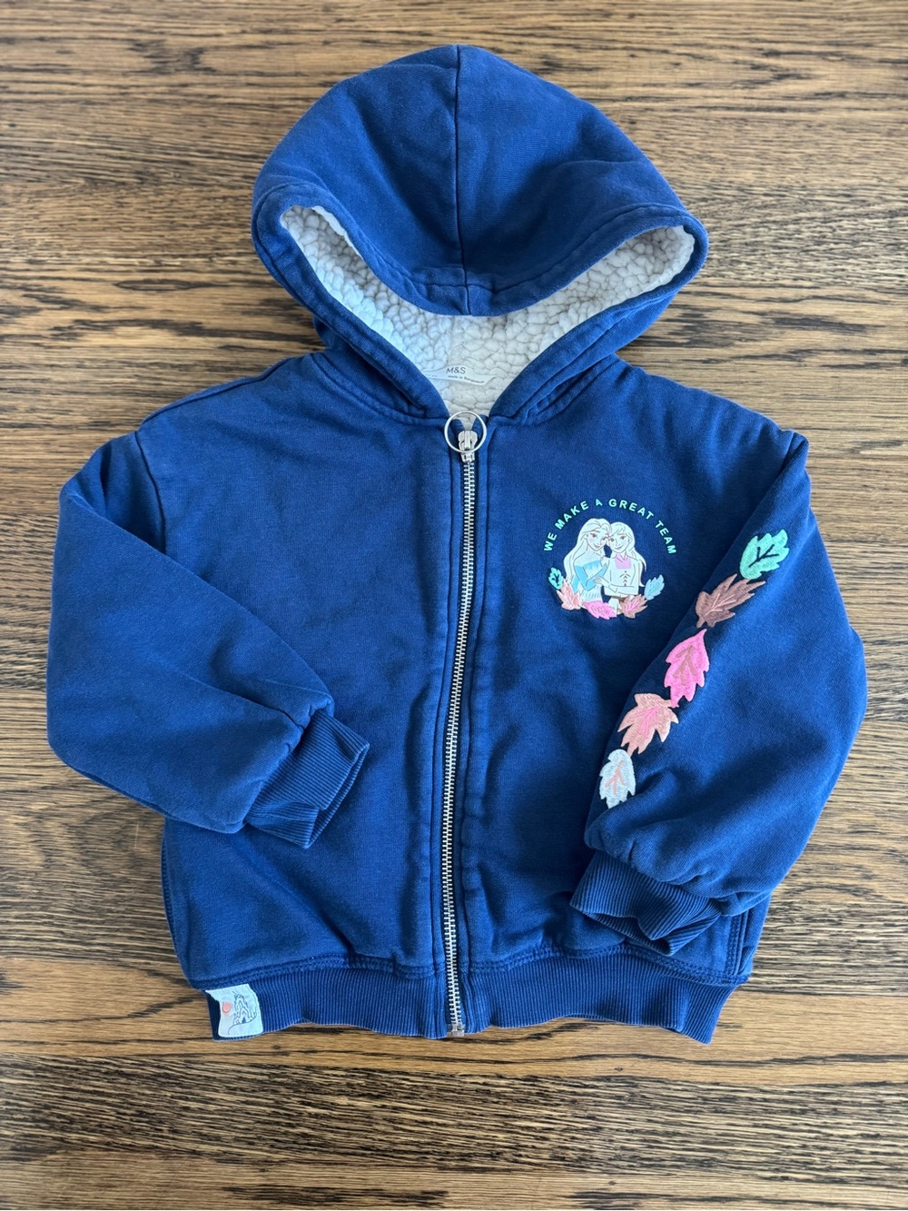 Mark & Spencer Disney Frozen warm Zip up jacket 4-5 T
